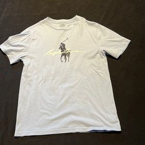 Polo Ralph Lauren Boys 14/16 pastel blue tee